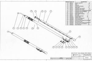 NorthStar™ Angle head Handle Schematic