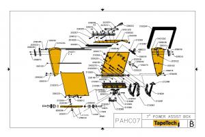 TapeTech® 7" Power Assist Flat Box Schematic (PAHC07)