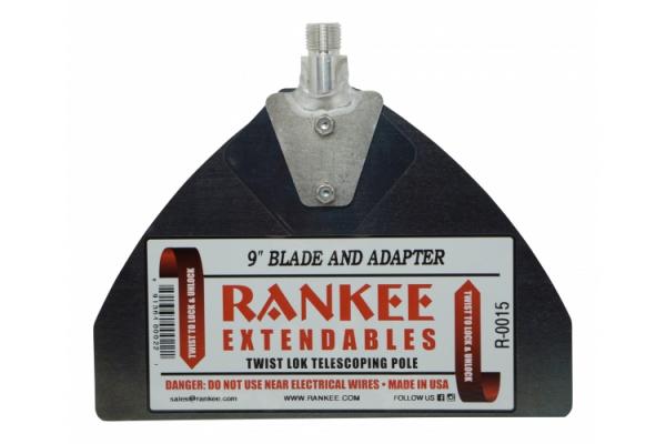 Rankee 9” Blue Steel Wipedown Knife & Adapter
